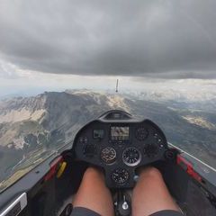 Flugwegposition um 12:28:53: Aufgenommen in der Nähe von Département Hautes-Alpes, Frankreich in 2847 Meter